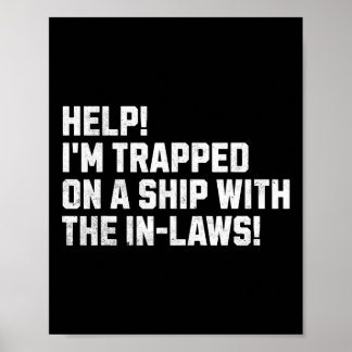 Hilfe! Ich bin auf einem Schiff mit den Schwiegere Poster