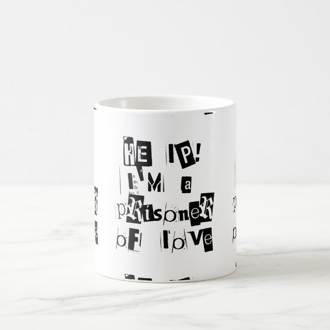 Hilfe! Ich bin ein Gefangener der Liebe Tasse (Mittel)