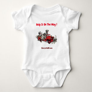 Hilfe ist unterwegs! Baby Bodysuit Baby Strampler