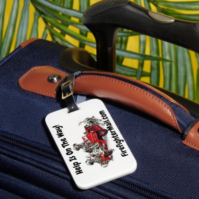 Hilfe ist unterwegs! Gepäckanhänger (Vorderseite Insitu 1)