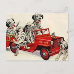 Hilfe ist unterwegs! postkarte