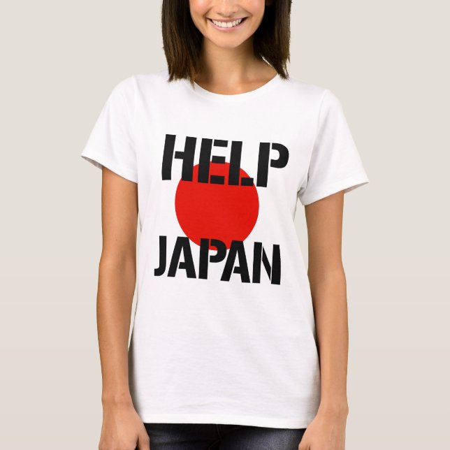 Hilfe Japan - T-Shirt (Vorderseite)