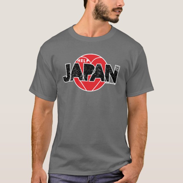 Hilfe Japan T-Shirt (Vorderseite)
