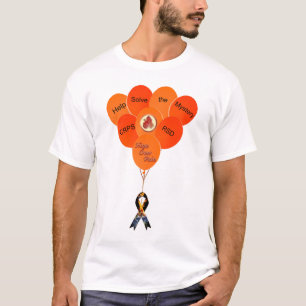 Hilfe lösen das Ballon-T-Shirt des Geheimnis-CRPS T-Shirt