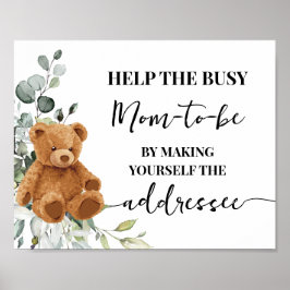 Hilfe Mama Selber Bärendusche machen Poster