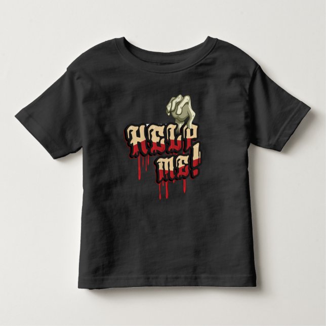 Hilfe mit Zombie Hand Kleinkind T-shirt (Vorderseite)