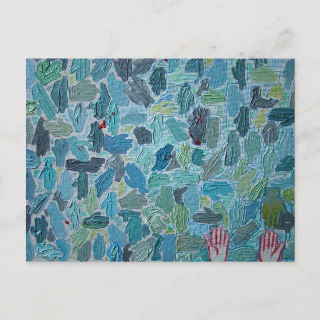 Hilfe! Postkarte (Vorderseite)