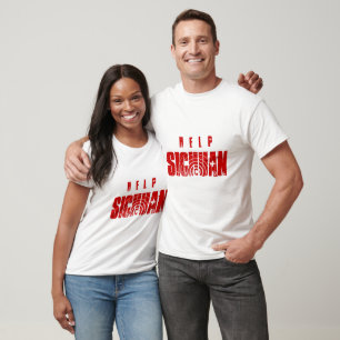 Hilfe Sichuan Erdbeben T-Shirt