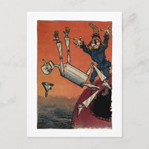 Hilfe! Tinman Falling Postkarte