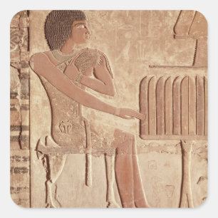 Hilfe zur Darstellung der verstorbenen Sitze Quadratischer Aufkleber