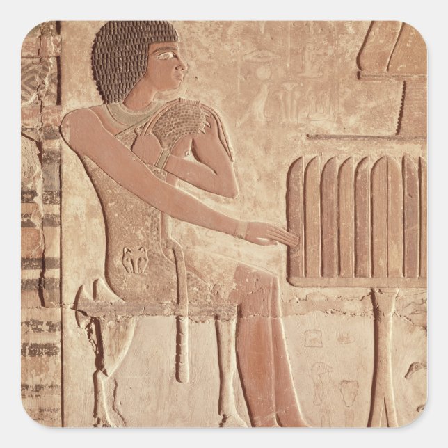 Hilfe zur Darstellung der verstorbenen Sitze Quadratischer Aufkleber (Vorderseite)