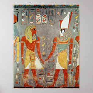 Hilfe zur Darstellung von Horemheb vor Horus Poster