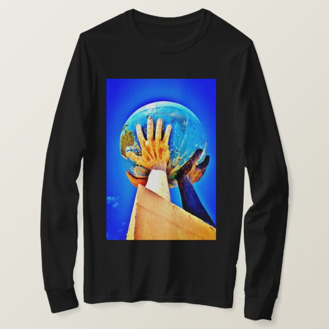 Hilfen für Hände T-Shirt (Design vorne)