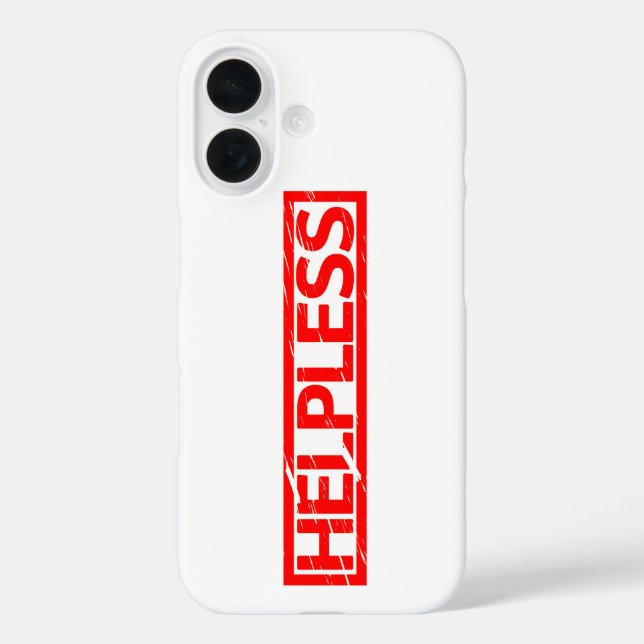Hilflose Briefmarke Case-Mate iPhone Hülle (Rückseite)
