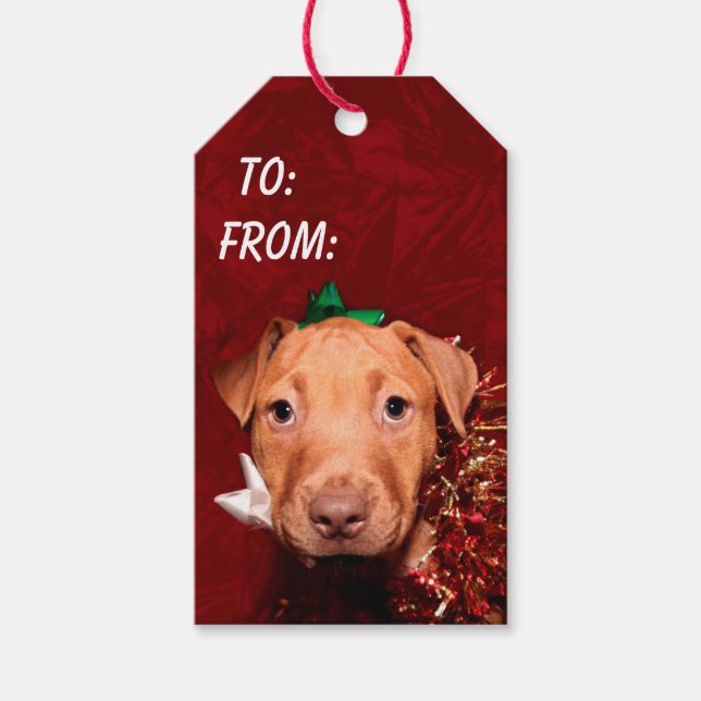 Hilfreiche Weihnachten Geschenkanhänger (Vorderseite)