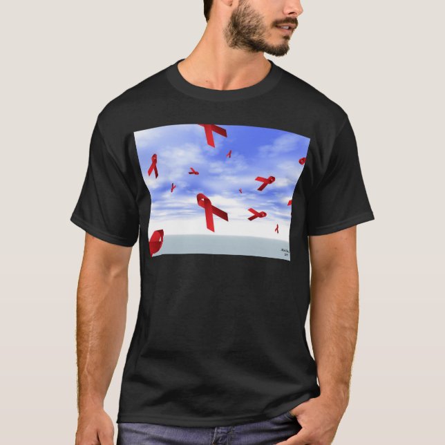 Hilfsbänder, die in den Himmel schwimmen T-Shirt (Vorderseite)