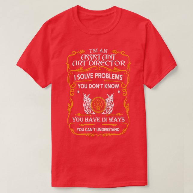 HILFSDIREKTOR FÜR KUNST T-Shirt (Design vorne)
