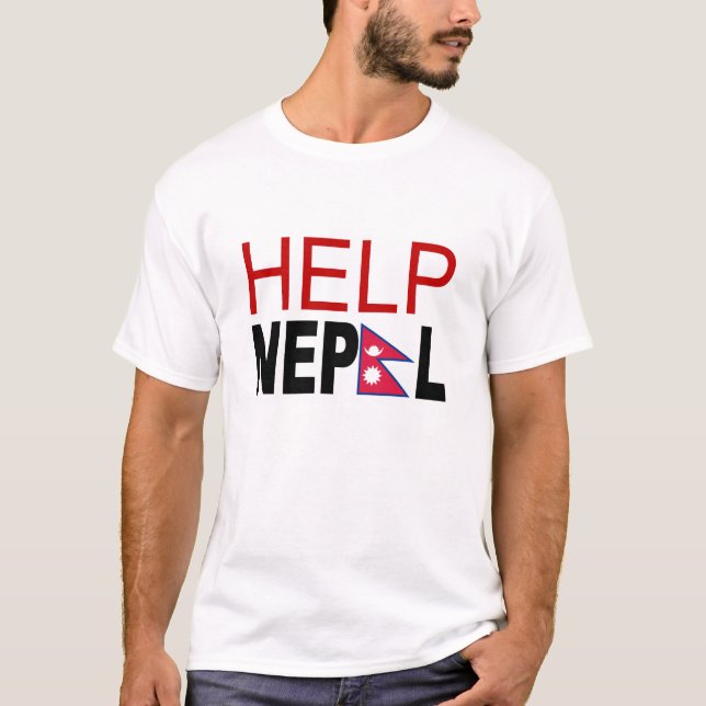 Hilfsnepal-T - Shirt (Vorderseite)