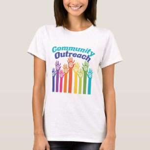 Hilfsprogramm für Öffentlichkeitsarbeit der Gemein T-Shirt
