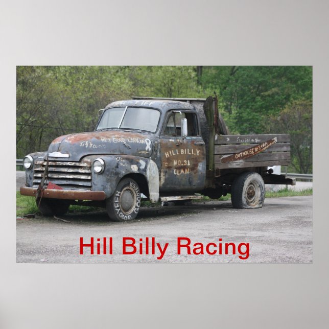 Hill Billy Racing Special Poster (Vorne)