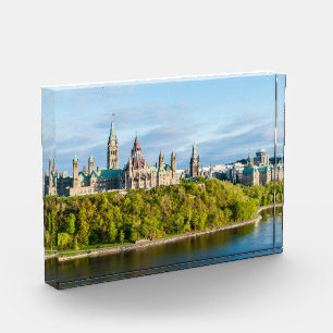 Hill des Parlaments in Ottawa, Ontario, Kanada Fotoblock