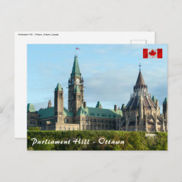 Hill des Parlaments in Ottawa, Ontario, Kanada Postkarte