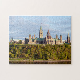 Hill des Parlaments in Ottawa, Ontario, Kanada Puzzle