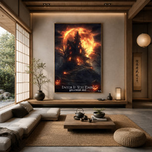 Hill des verfluchten Mondes Halloween Poster