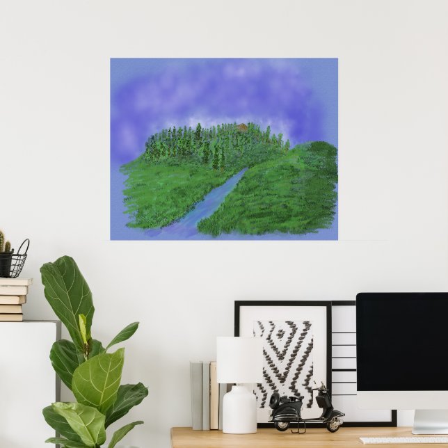 Hill & Stream Poster (Heimbüro)
