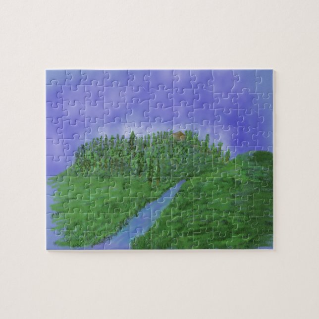 Hill & Stream Puzzle (Horizontal)