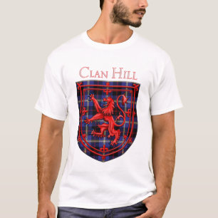 Hill Tartan Scottish Kariert Lion Rampant T-Shirt