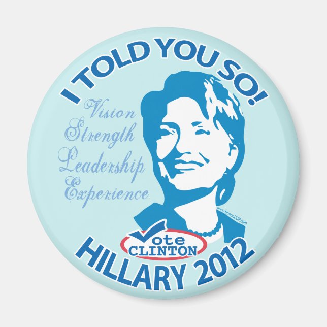 Hillary - 2012 magnet (Vorne)