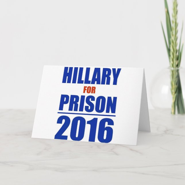 Hillary 2016 karte (Vorderseite)