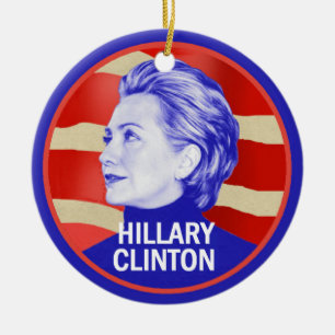 Hillary 2016 keramikornament