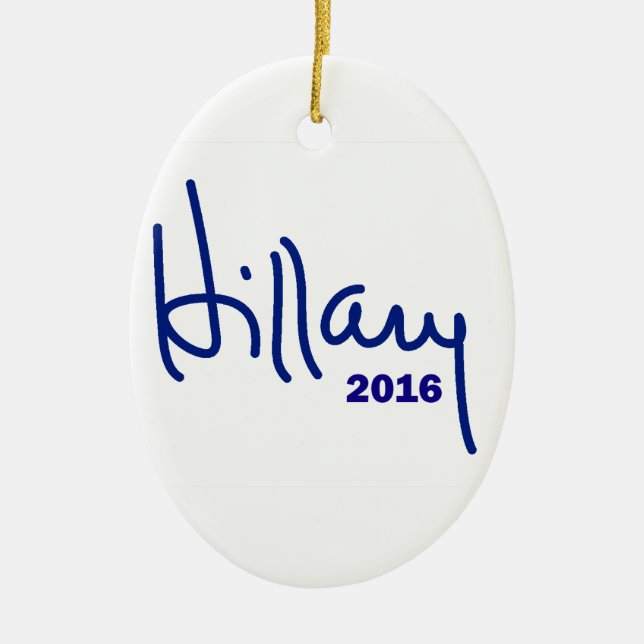 Hillary 2016 keramikornament (Vorne)