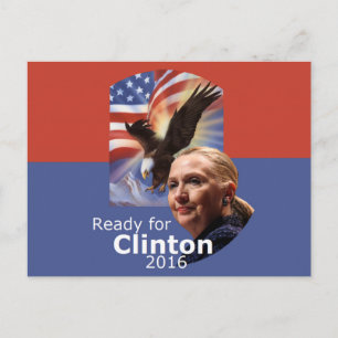 Hillary 2016 Postcard Postkarte