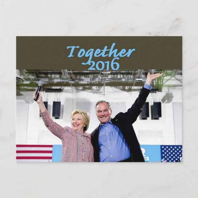 Hillary 2016 Postcard Postkarte (Vorderseite)