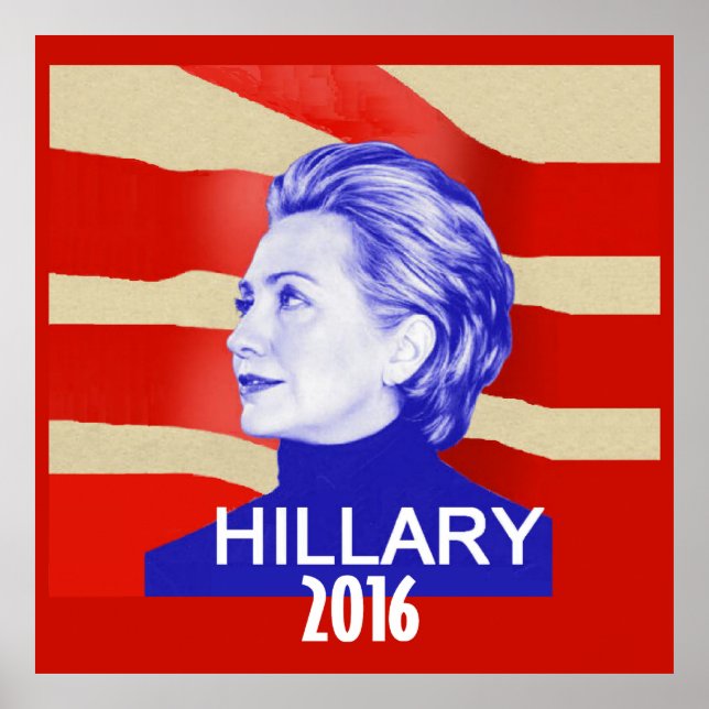 HILLARY 2016 POSTER (Vorne)
