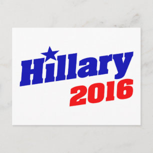 Hillary 2016 postkarte