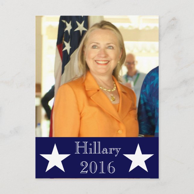 Hillary 2016 postkarte (Vorderseite)