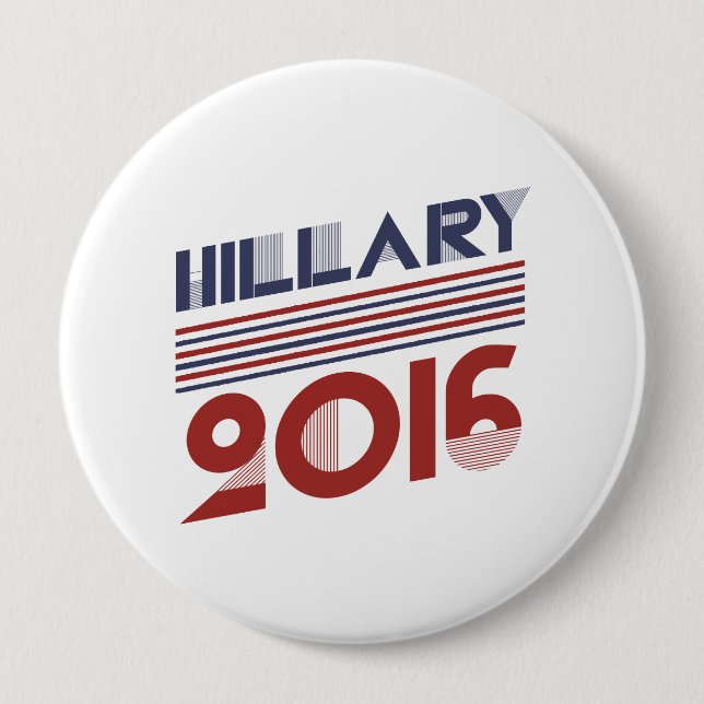 HILLARY 2016 VINTAGE ART - .PNG BUTTON (Vorderseite)