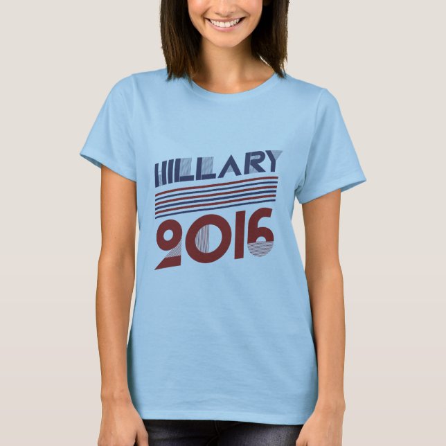 HILLARY 2016 VINTAGE ART - .PNG T-Shirt (Vorderseite)