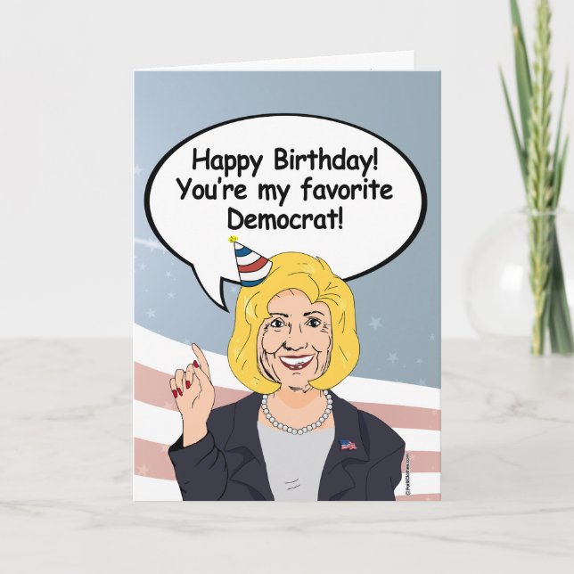 Hillary Birthday Card - Sie sind meine Lieblingsde Karte (Vorderseite)
