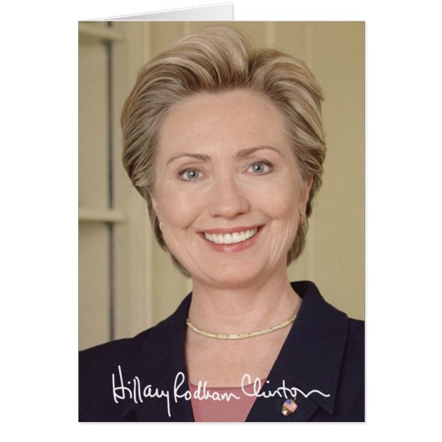 Hillary Clinton (Vorne)
