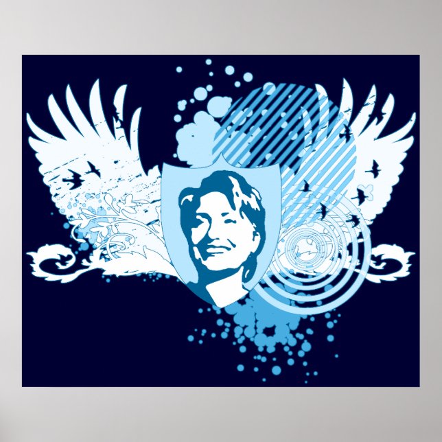 Hillary clinton 08. hi-fi. v1. poster (Vorne)