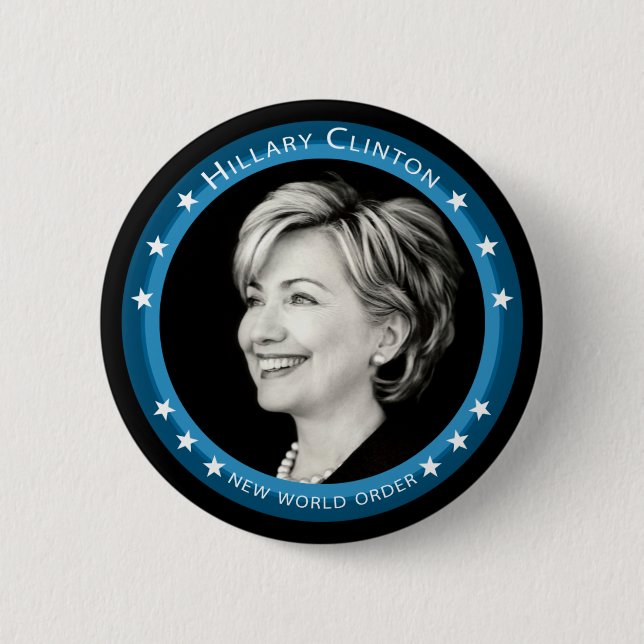 Hillary Clinton 08. malerisch Button (Vorderseite)