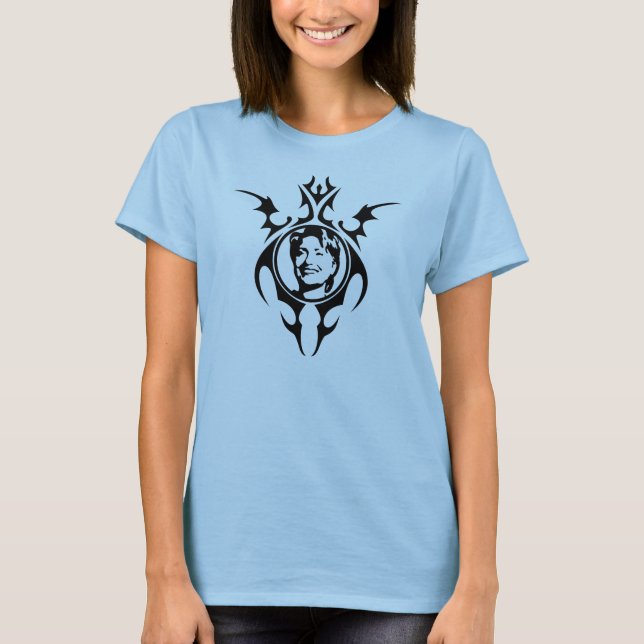Hillary Clinton 08. Stamm. T-Shirt (Vorderseite)