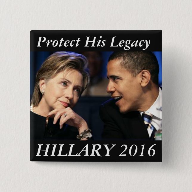 Hillary Clinton 2016 Button (Vorderseite)