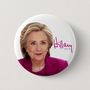 Hillary Clinton 2016 für Präsidenten - Button