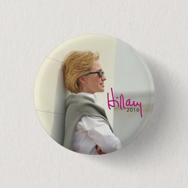 Hillary Clinton 2016 für Präsidenten Button (Vorderseite)